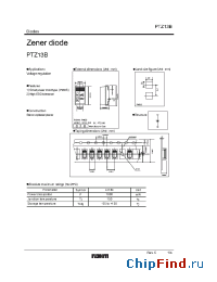 Datasheet PTZ11B manufacturer Rohm